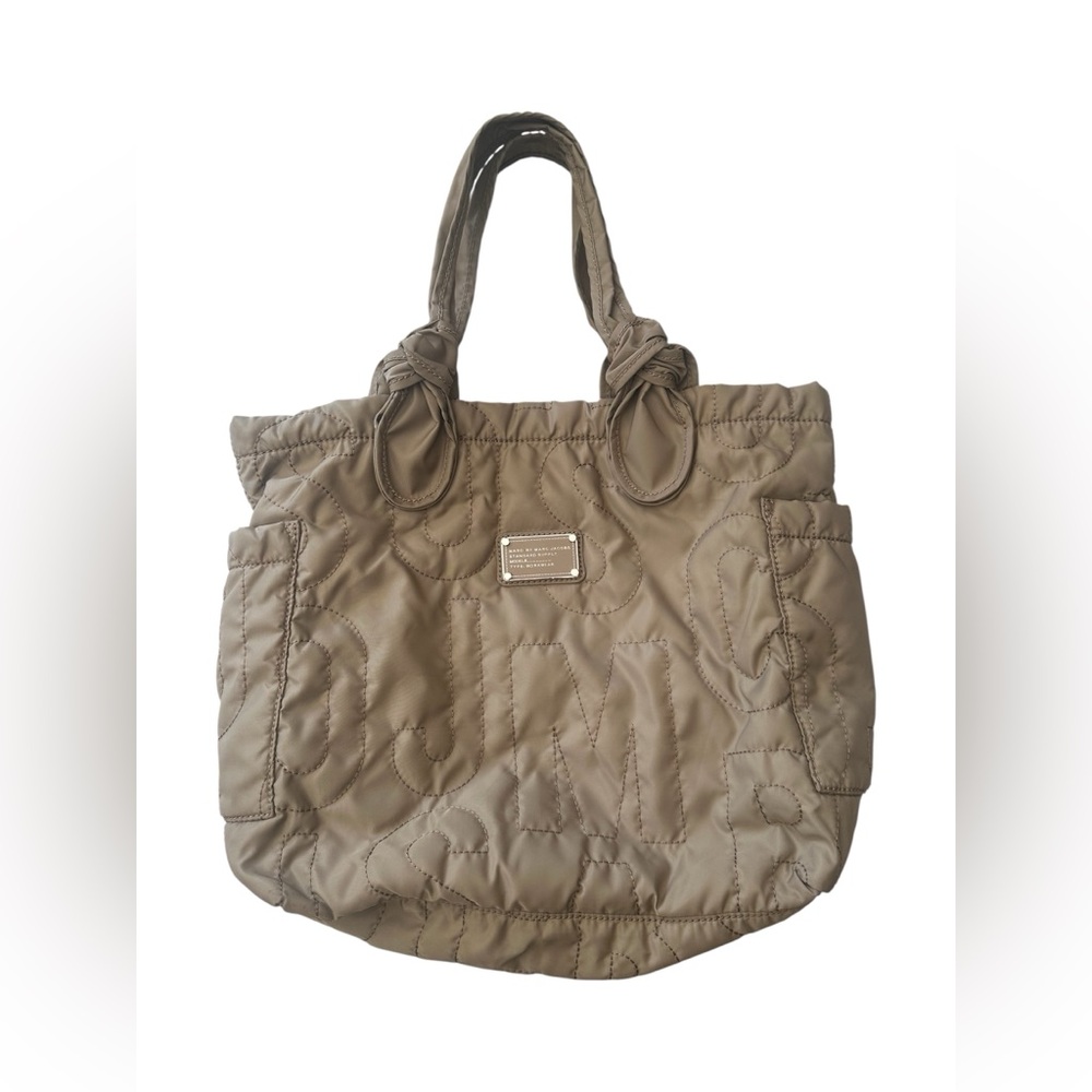 Marc By Marc Jacobs Tan Quilted Tote Bag